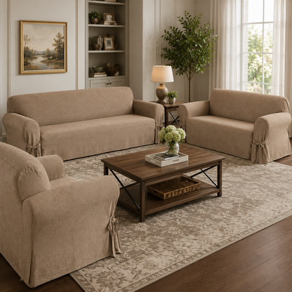 Matelassé One-Piece Slipcover