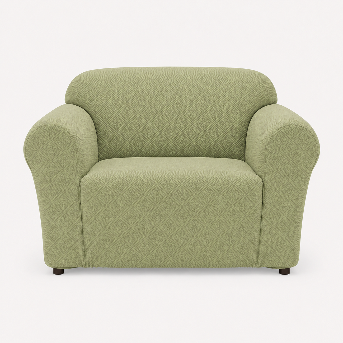 Double Diamond One-Piece Chair Stretch Slipcover