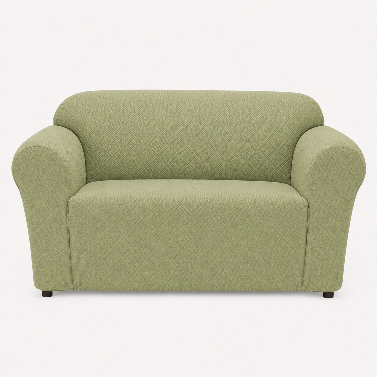 Double Diamond One-Piece Chair Stretch Slipcover