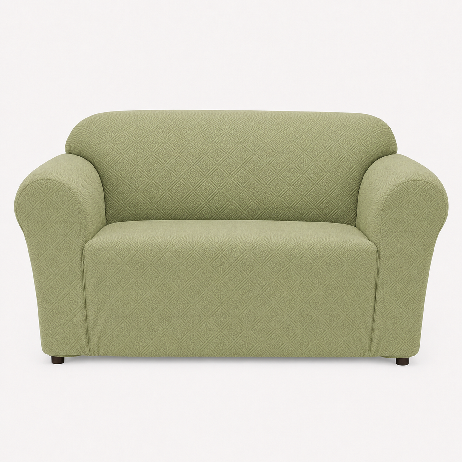 Double Diamond One-Piece Chair Stretch Slipcover