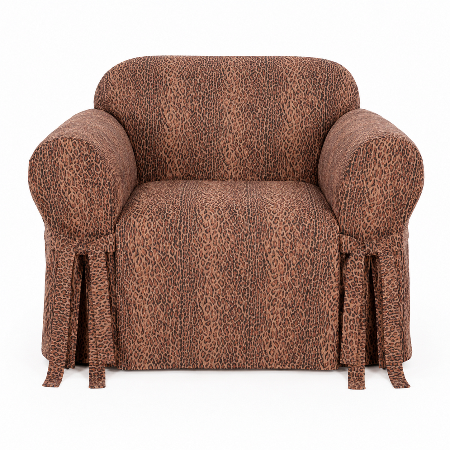 Leopard Print One-Piece Loveseat Slipcover