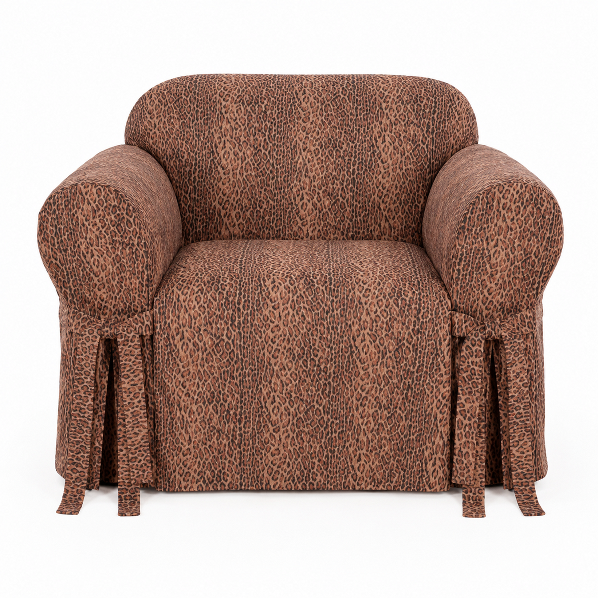 Leopard Print One-Piece Loveseat Slipcover