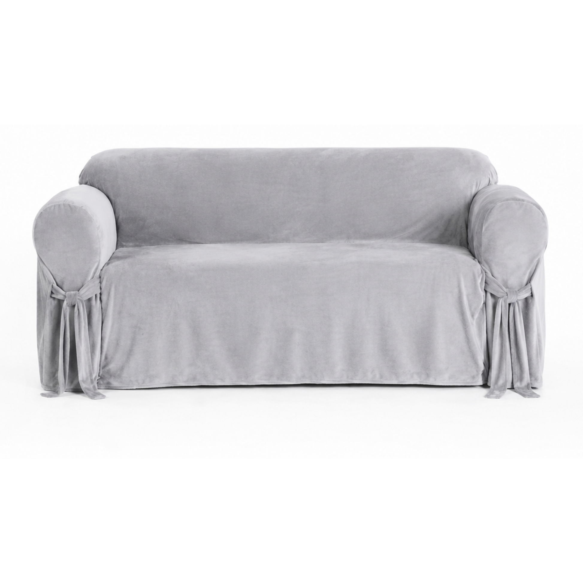 Velvet One-Piece Sofa Slipcover
