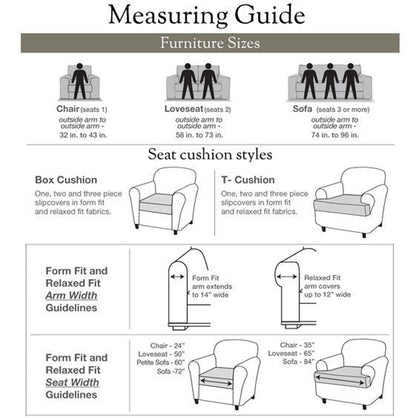 Matelassé Natural One-Piece Slipcover