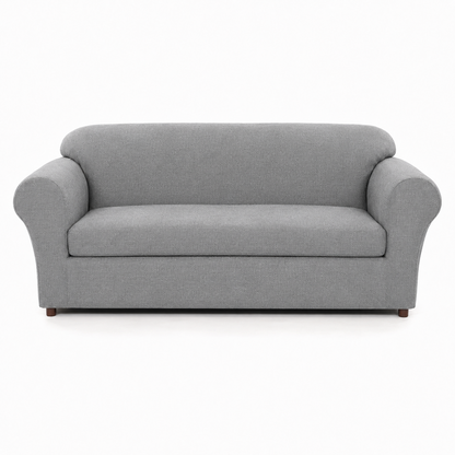 Chamois Two-Piece Stretch Slipcover