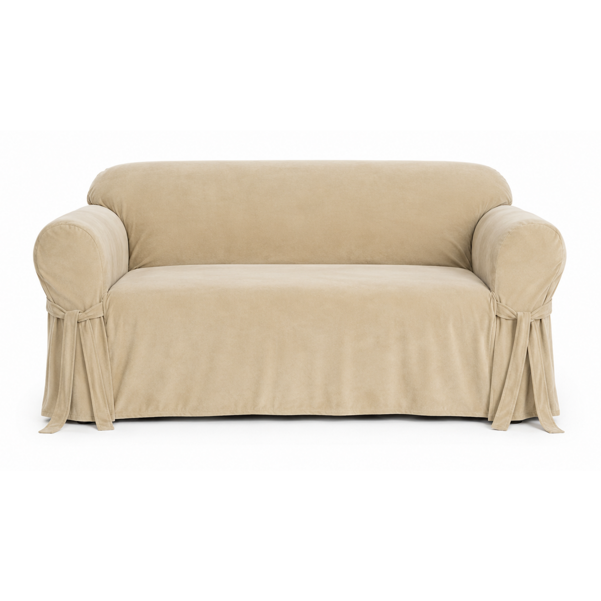 Velvet One-Piece Sofa Slipcover