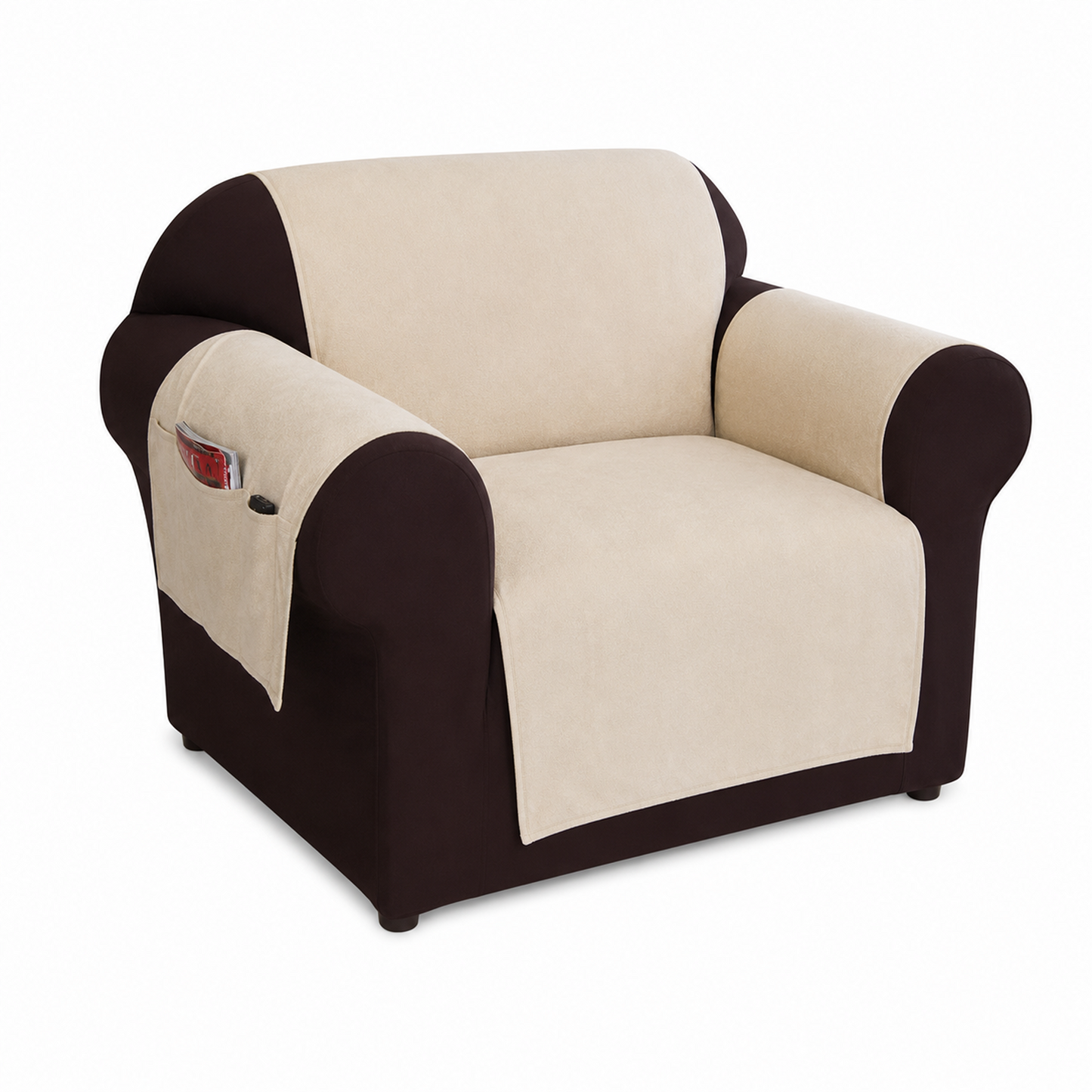 Micro Suede Couch Pet Cover With Pockets