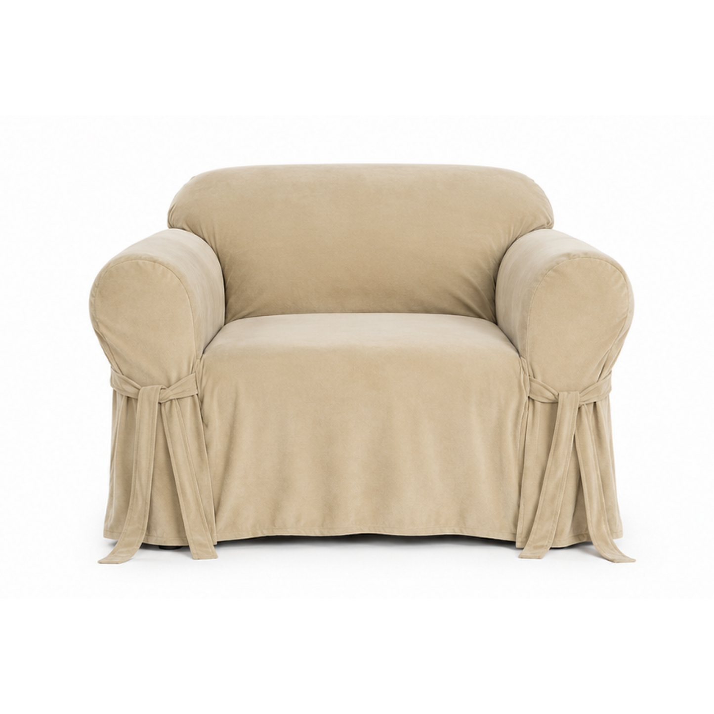 Velvet One-Piece Sofa Slipcover
