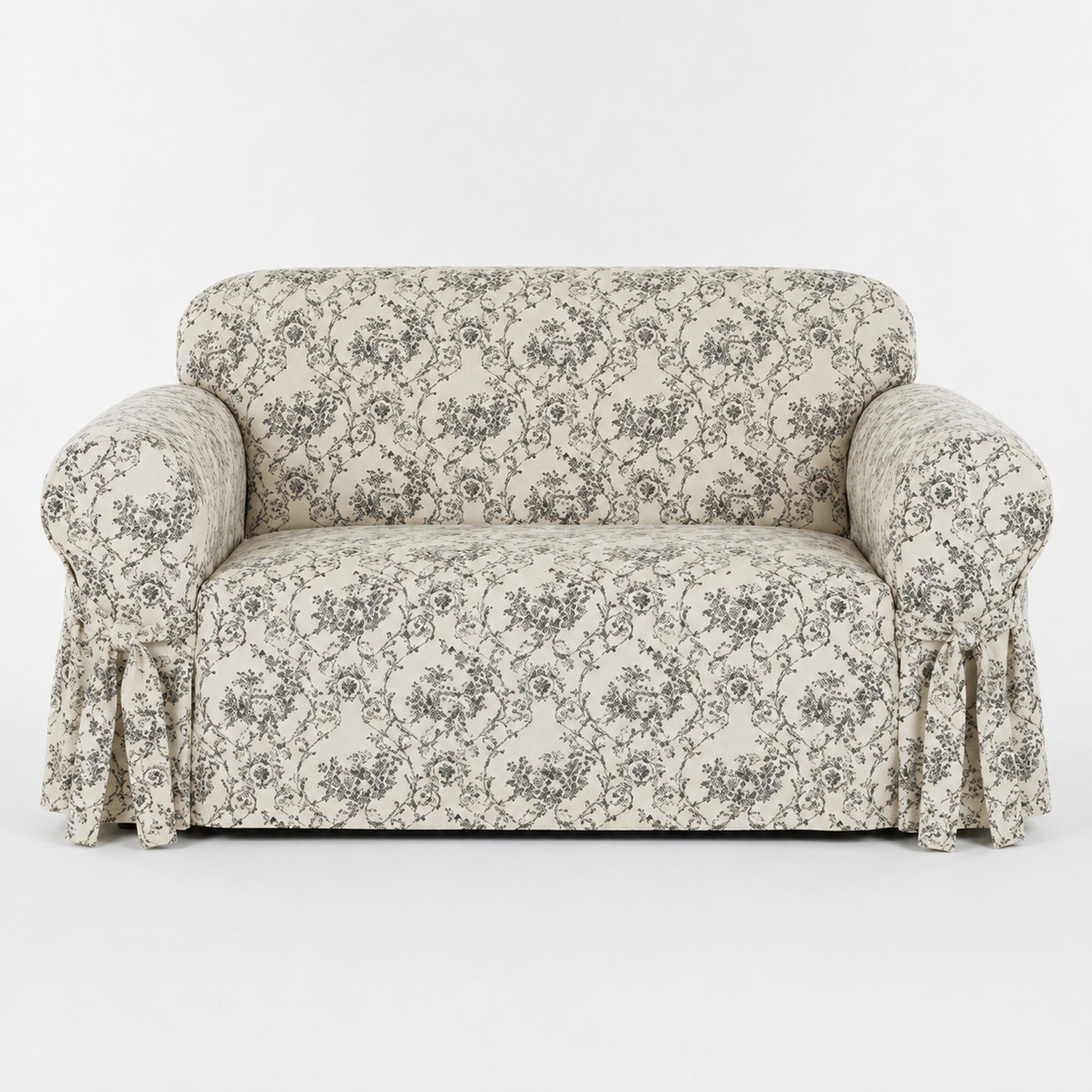 Toile Print One-Piece Slipcover