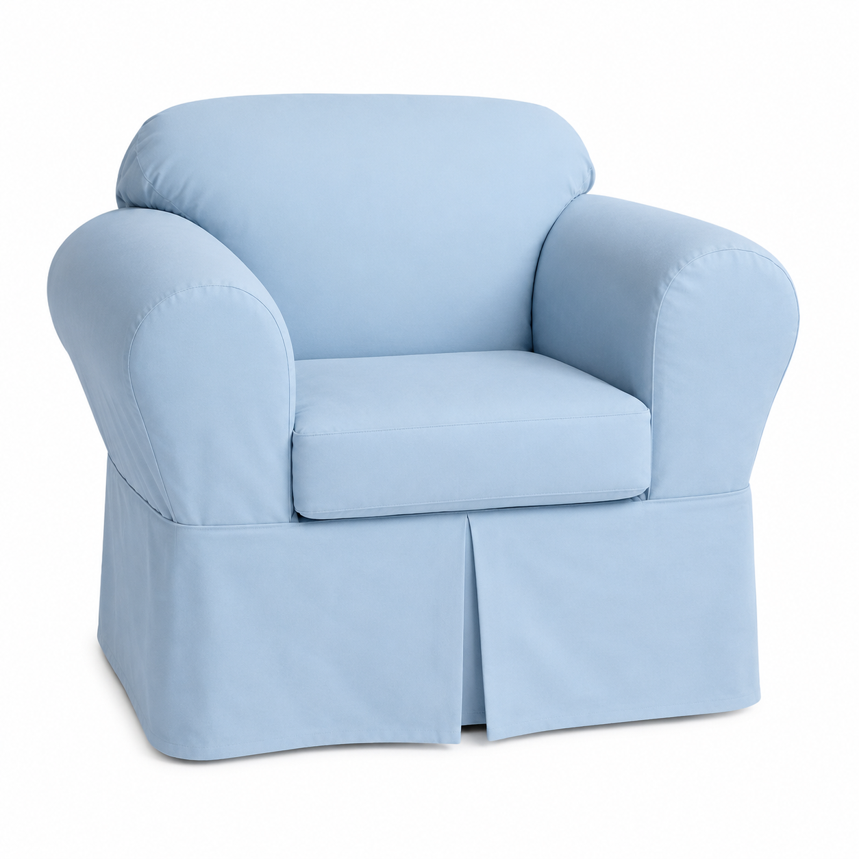 Twill Two-Piece Slipcover