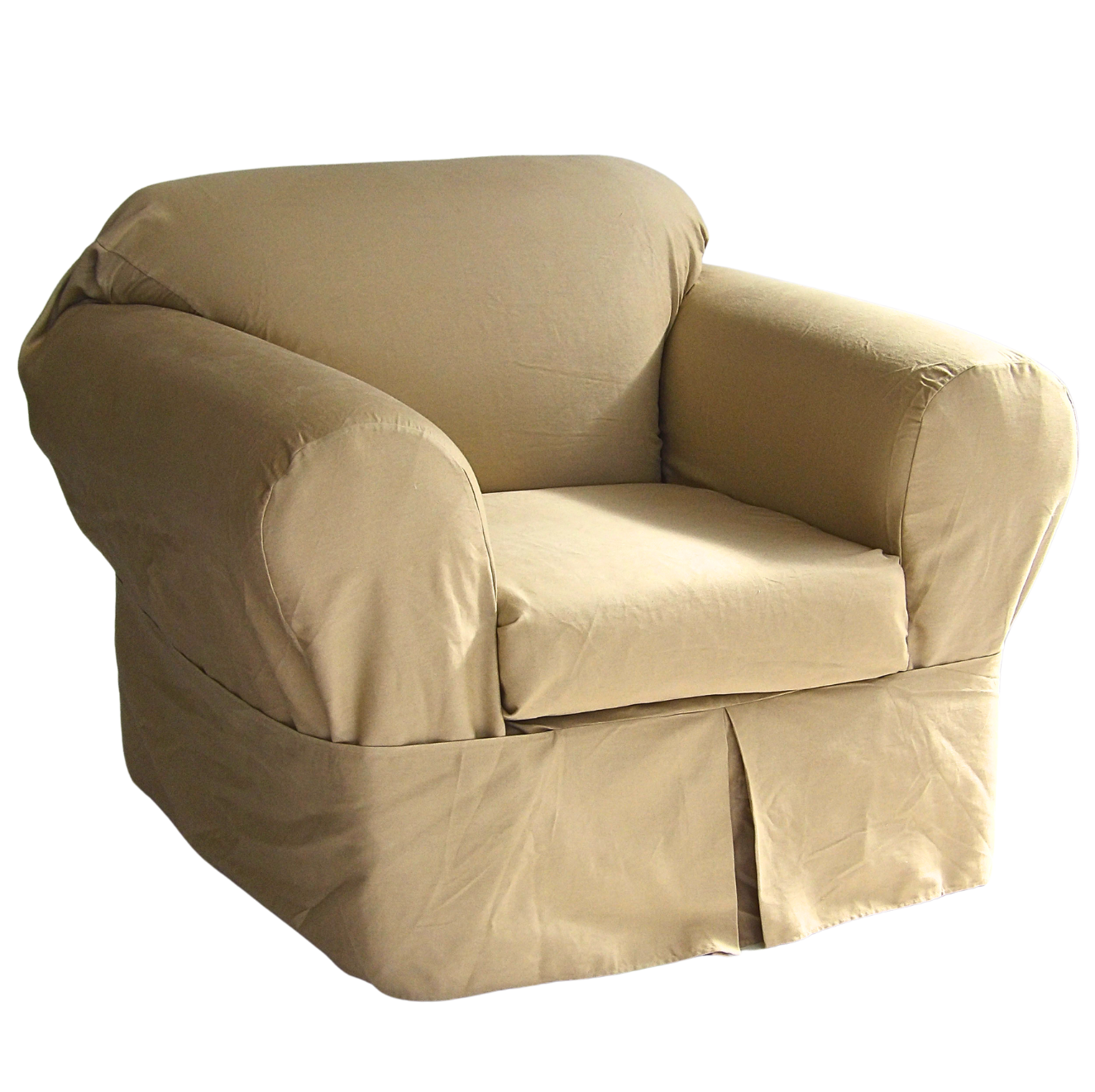 Twill Two-Piece Slipcover