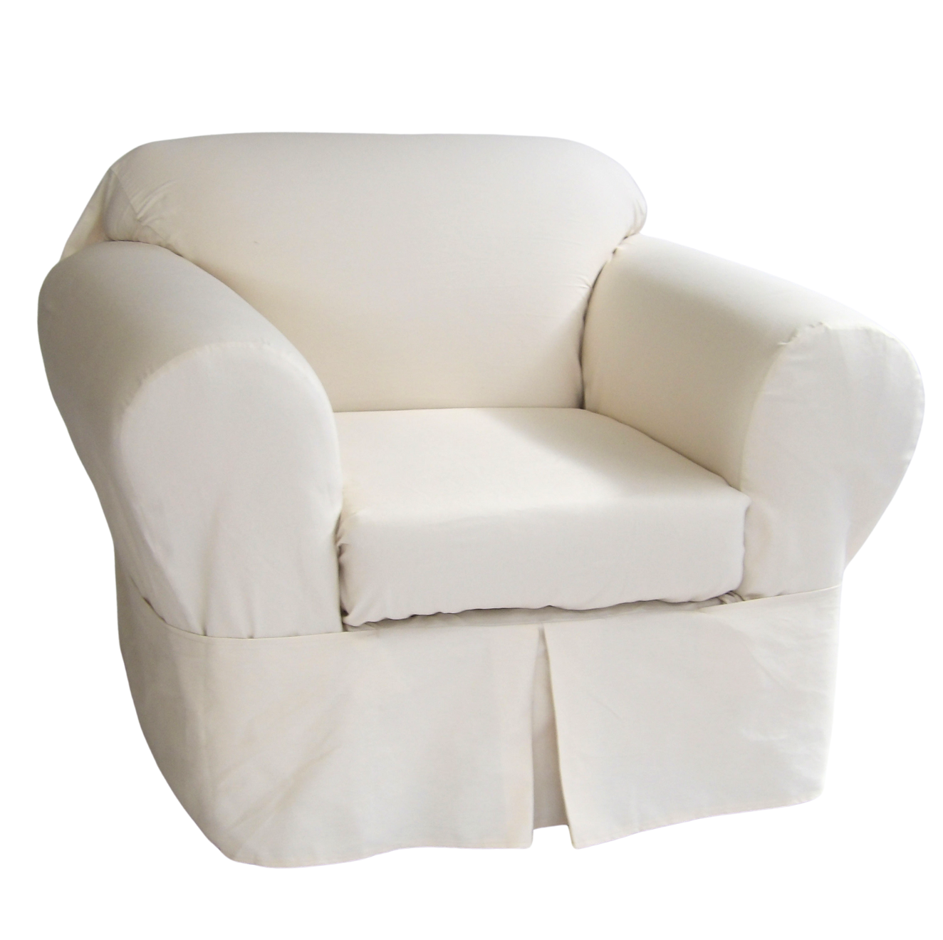 Twill Two-Piece Slipcover