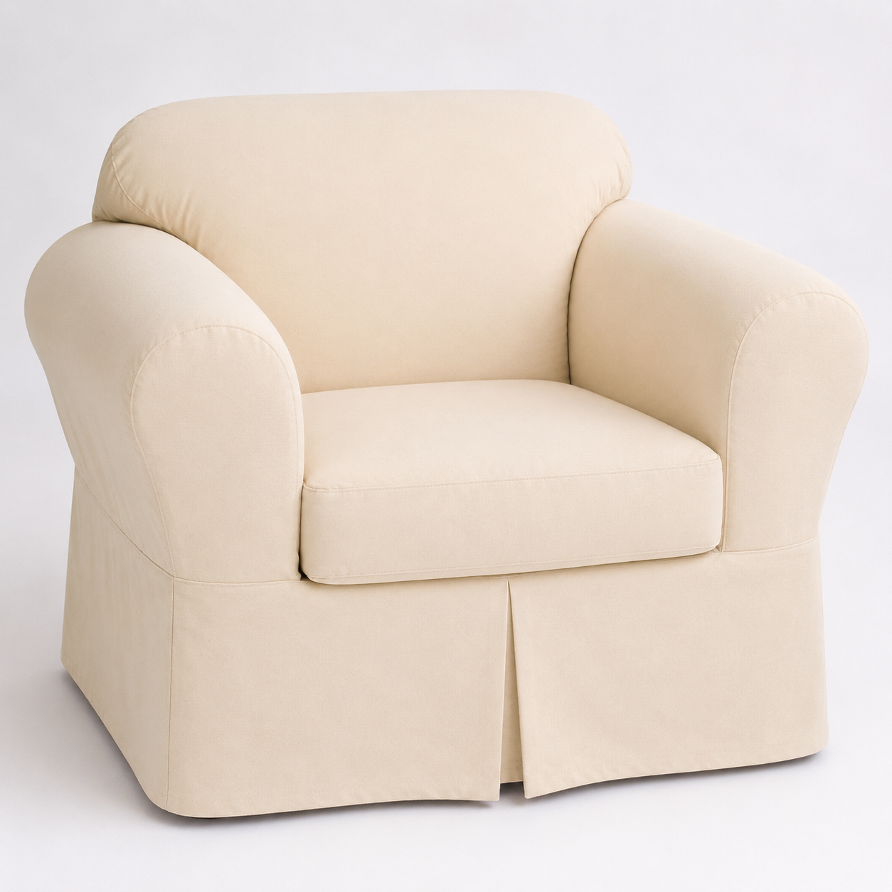 Twill Two-Piece Slipcover