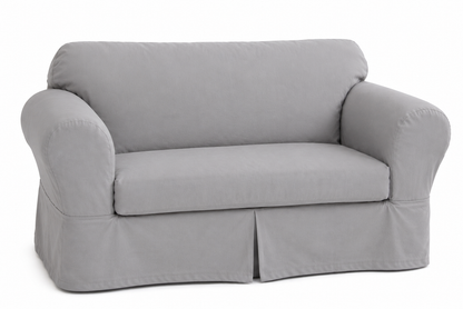 Twill Two-Piece Slipcover