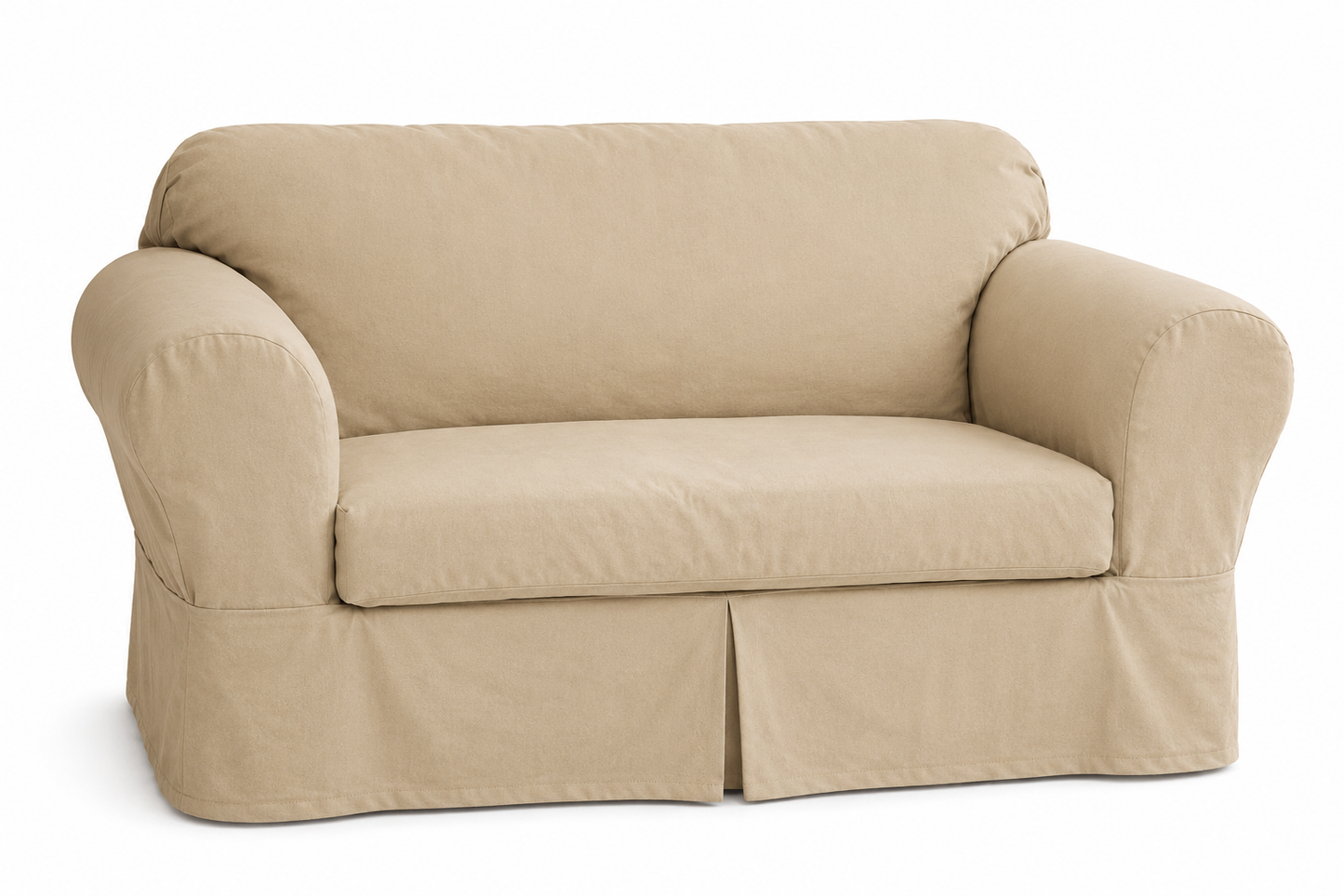 Twill Two-Piece Slipcover