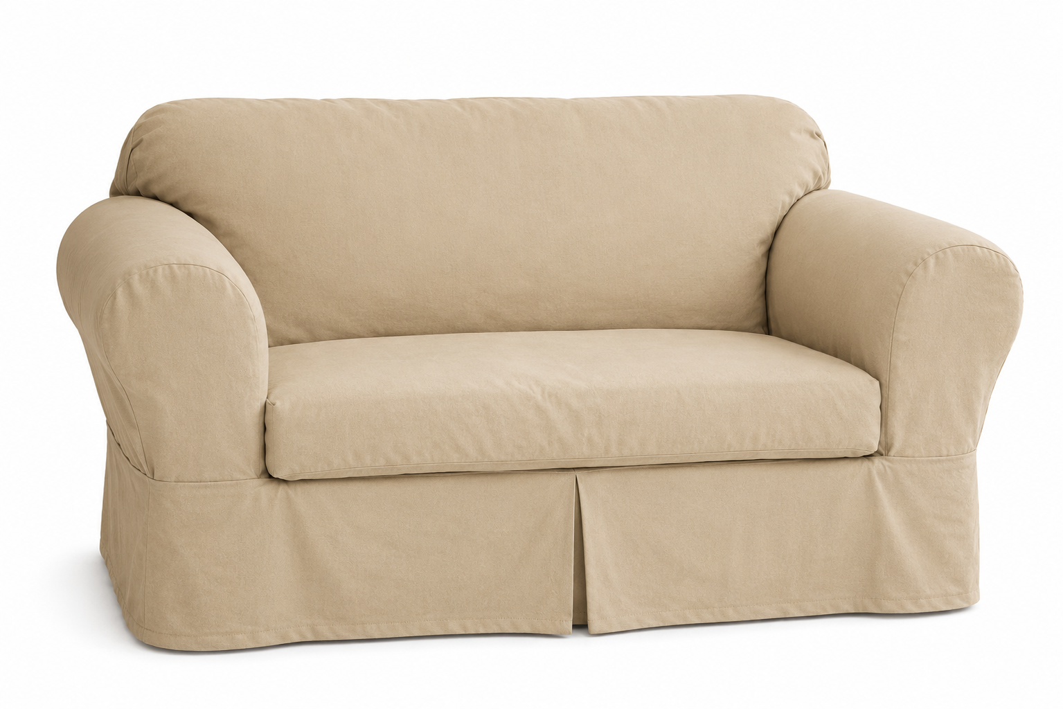Twill Two-Piece Slipcover