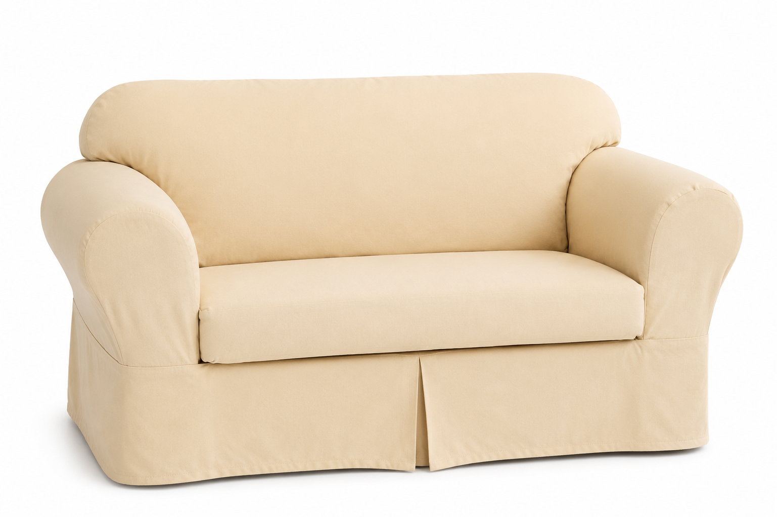 Twill Two-Piece Slipcover