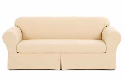 Twill Two-Piece Slipcover