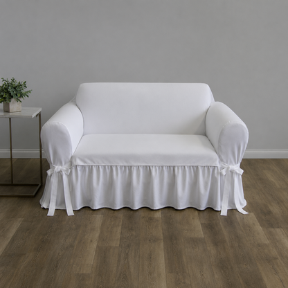 Ruffled One-Piece Slipcover