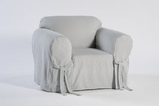 Stripe Ticking One-Piece Slipcover