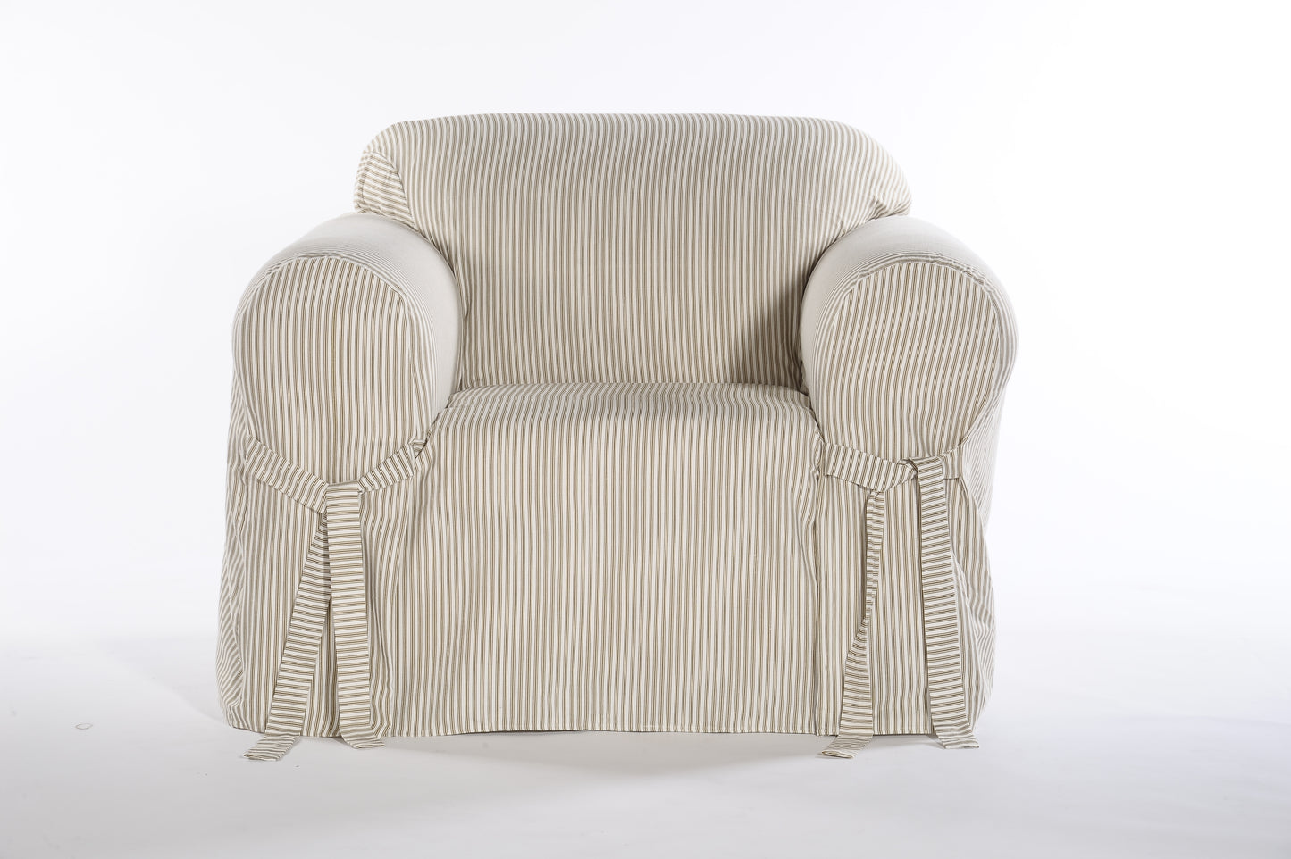 Stripe Ticking One-Piece Slipcover
