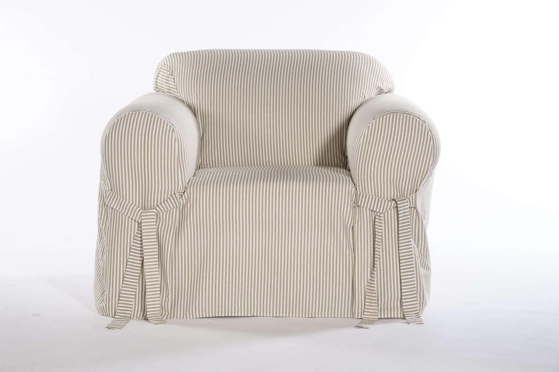 Stripe Ticking One-Piece Slipcover