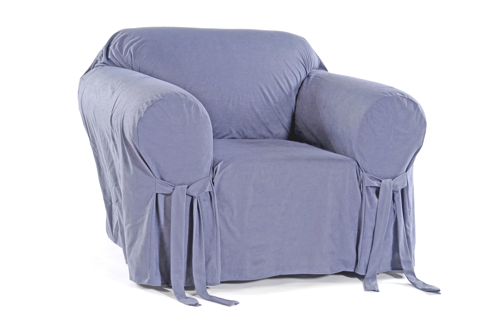 Ultimate Suede One-Piece Accent Chair Slipcover