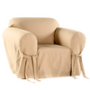 Cotton Duck One Piece Chair Slipcover