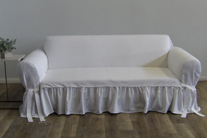 Ruffled One-Piece Slipcover