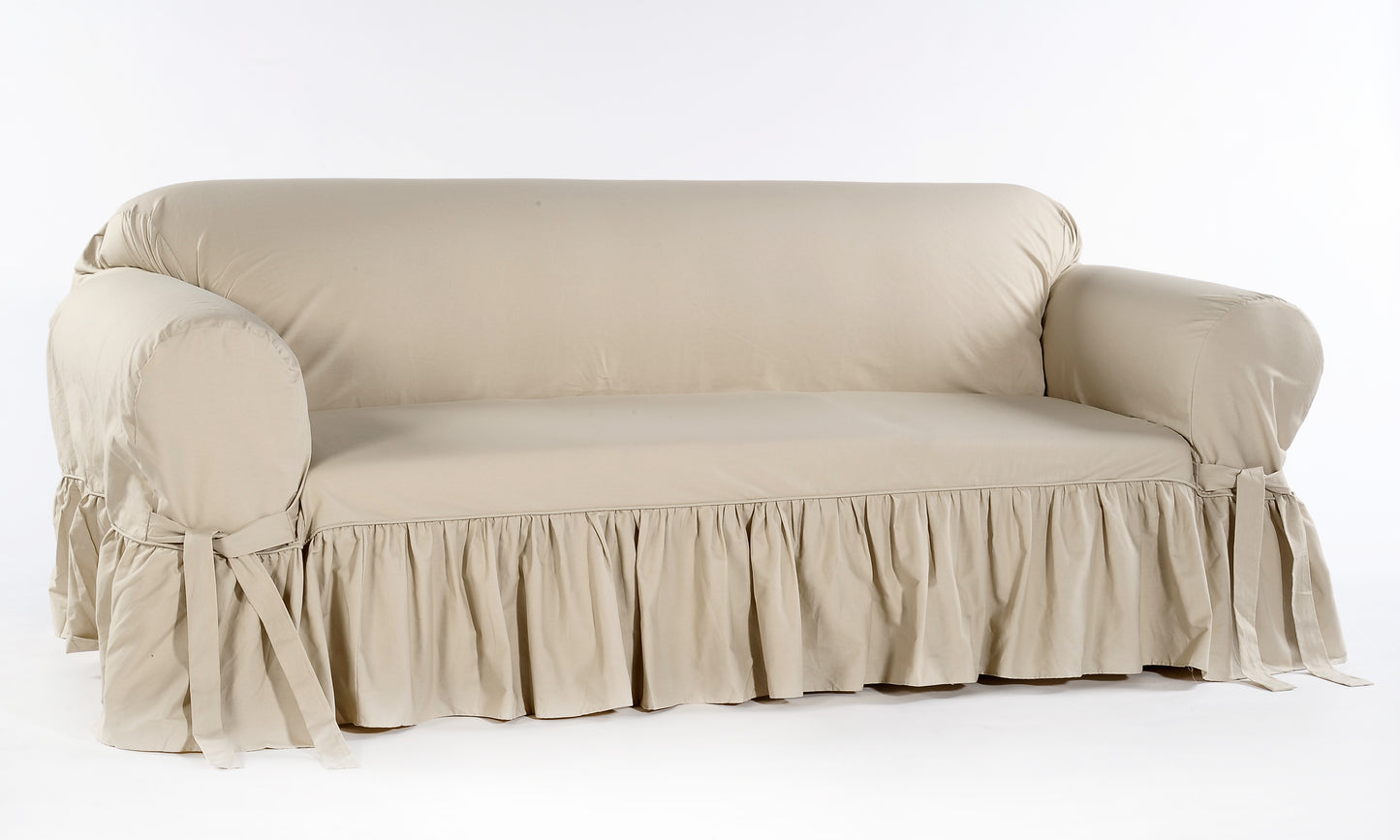 Ruffled One-Piece Slipcover