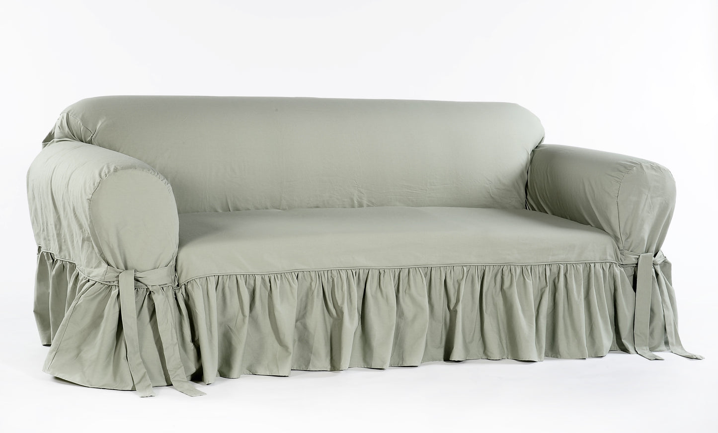 Ruffled One-Piece Slipcover