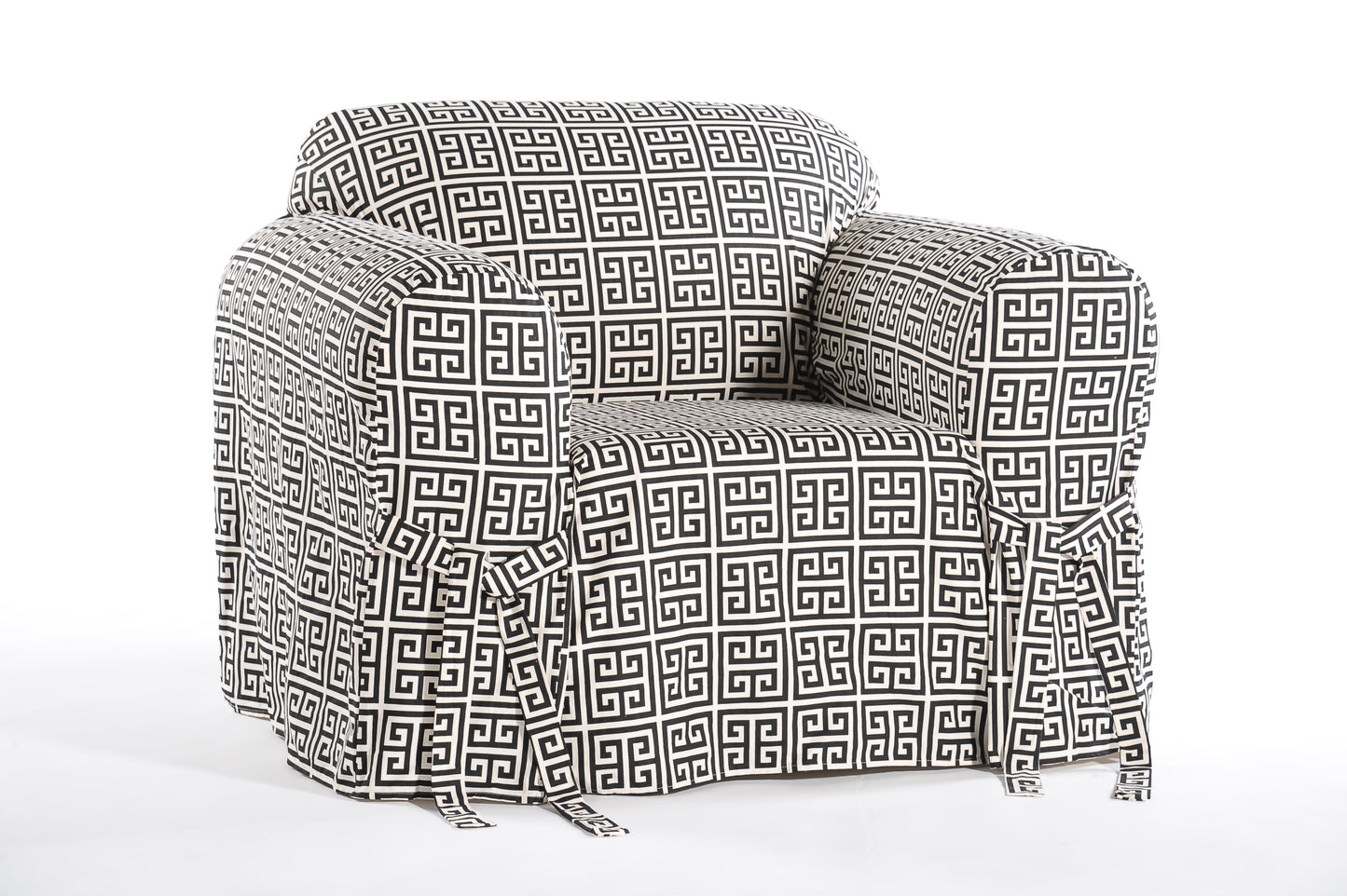 Roman Key One-Piece Slipcover