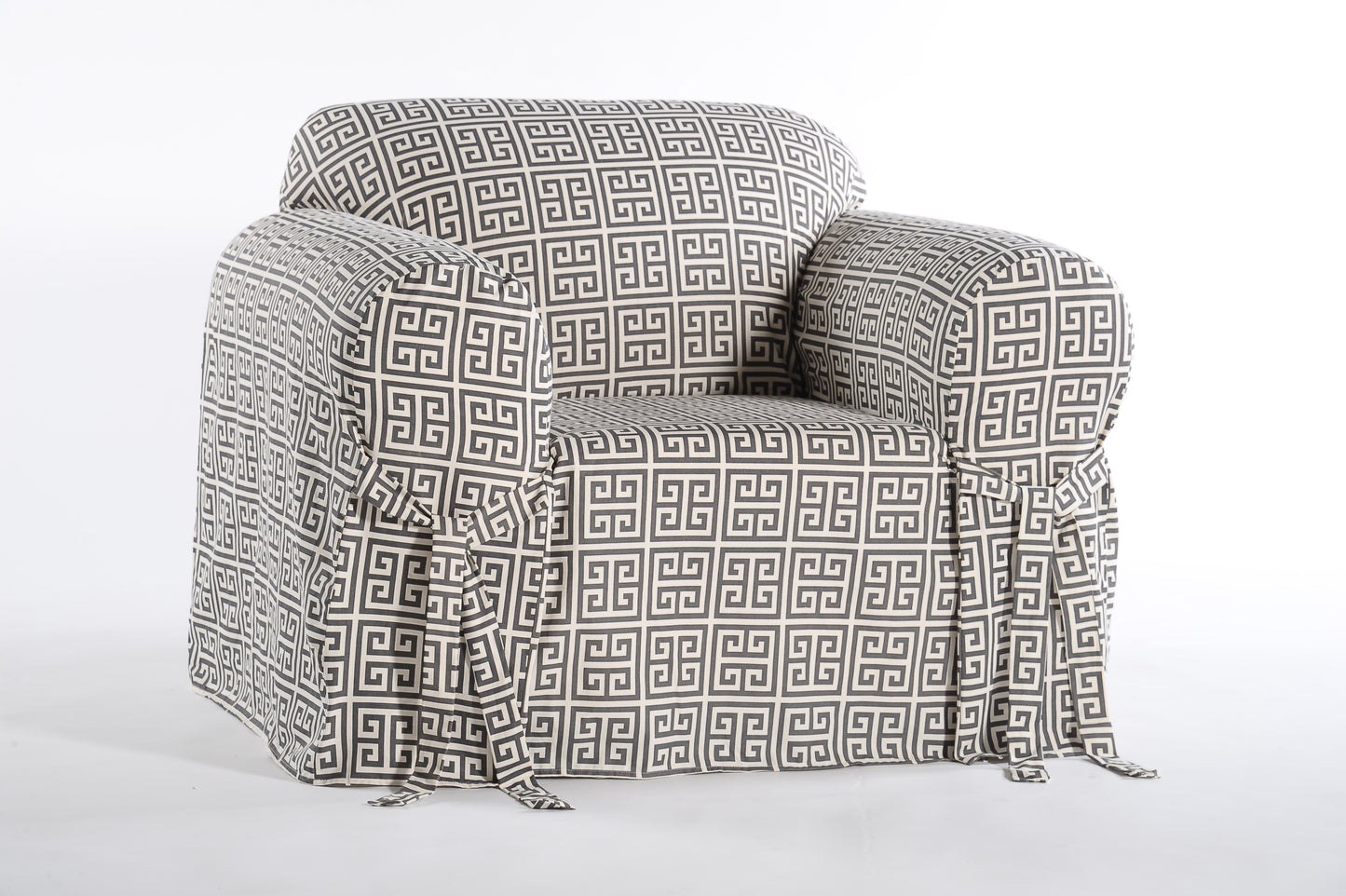 Roman Key One-Piece Slipcover