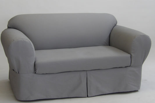 Twill Two-Piece Sofa Slipcover